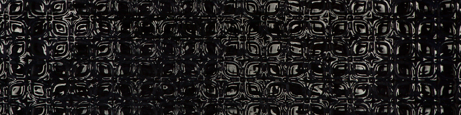 DECOR RAIN NERO GLOSSY 3″X12″